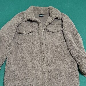 32 Degrees Taupe Teddy Jacket